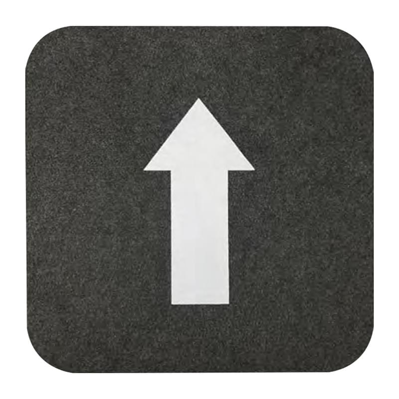 17" X 17" Directional Floor Mat 2
