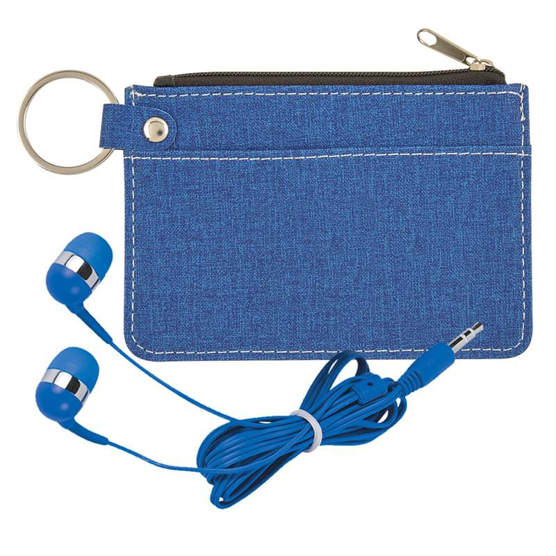 Wallet and Earbuds Gift Set