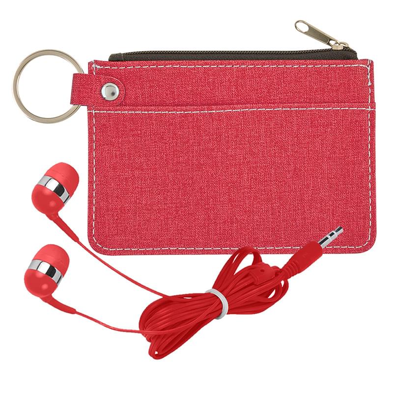 Wallet and Earbuds Gift Set 1