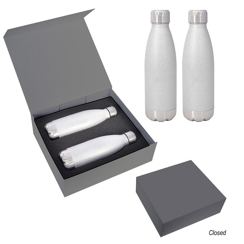 16 Oz. Iced Out Swiggy Stainless Steel Bottle Gift Set, custom water bottle with logo imprint 4