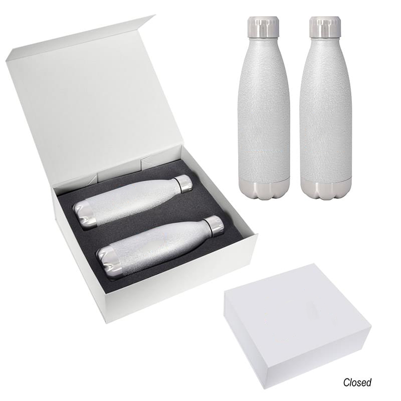 16 Oz. Iced Out Swiggy Stainless Steel Bottle Gift Set