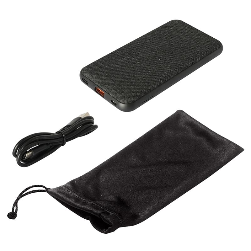 10000 MAH Wireless Charging Pad & Power Bank With Pouch 2