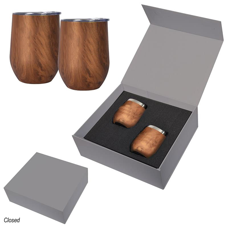 12 Oz. Gloney Stainless Steel Cup Gift Set 3