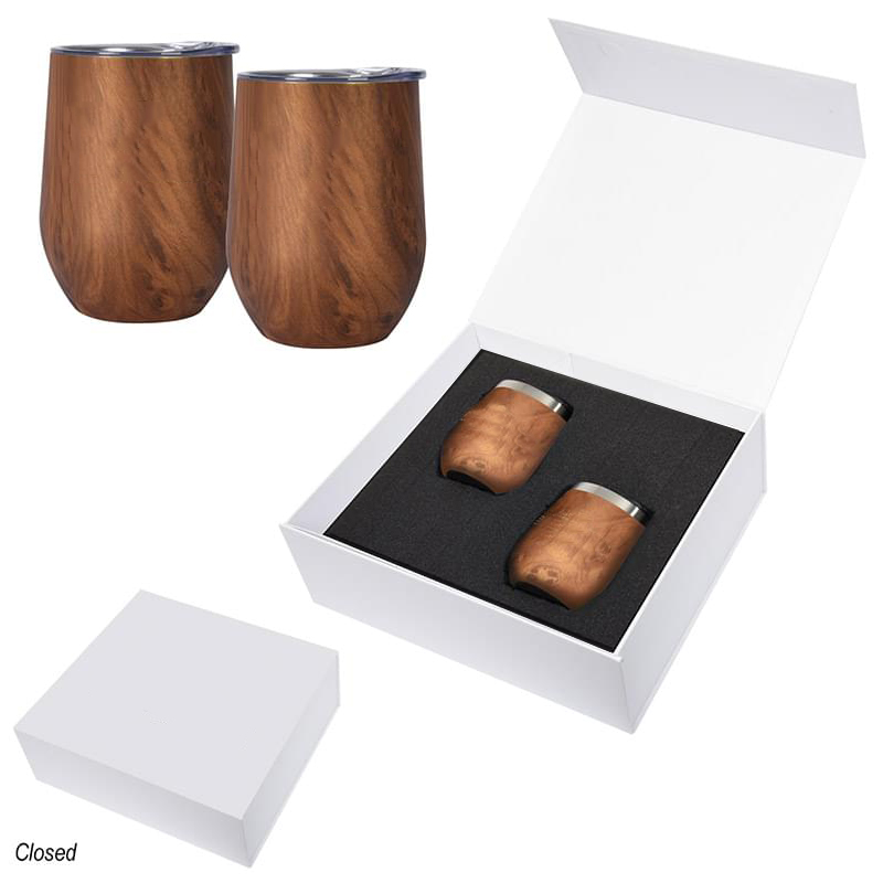 12 Oz. Gloney Stainless Steel Cup Gift Set 2
