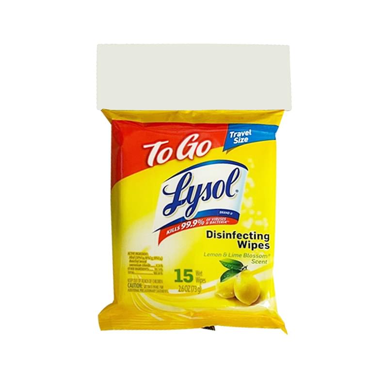 15 CT. LYSOL® ON THE GO DISINFECTING WIPES 2