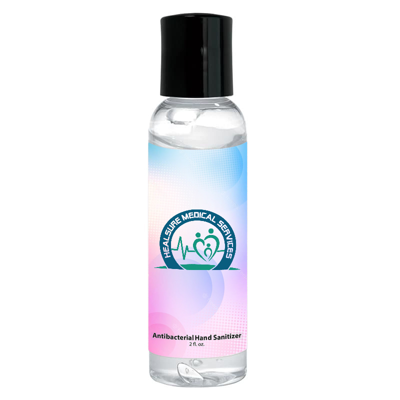 2 Oz. Handy Sanitizer with Decal Imprint