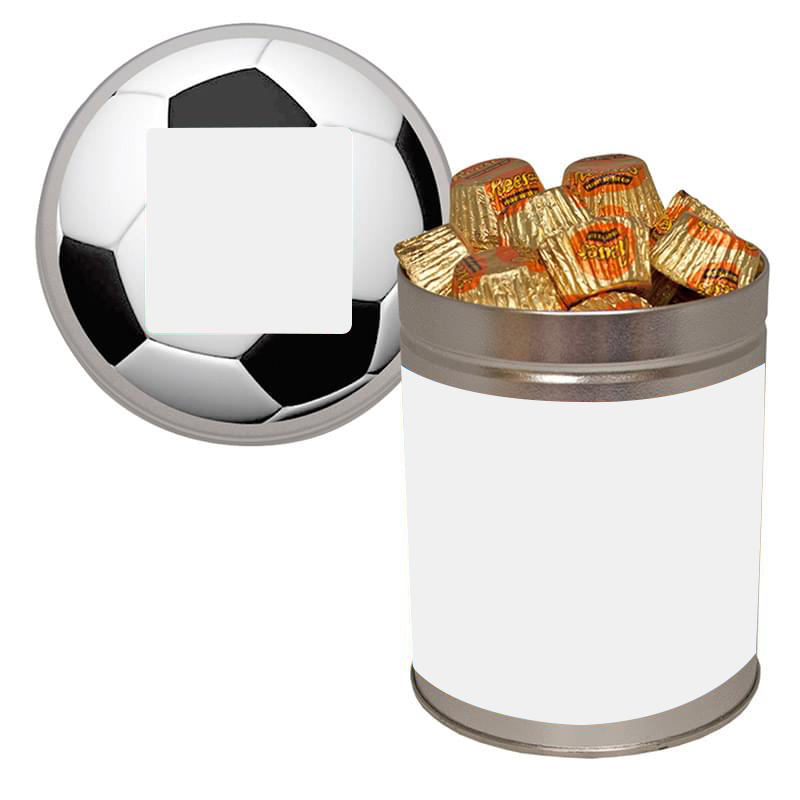 Quart Tin - Hershey Kisses, Miniatures, Reese Cups 2