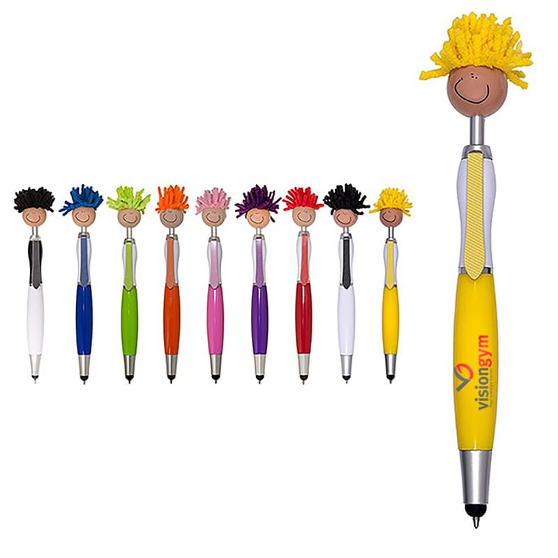 2-in-1 Pen with Multicultural MopToppers® Screen Cleaner