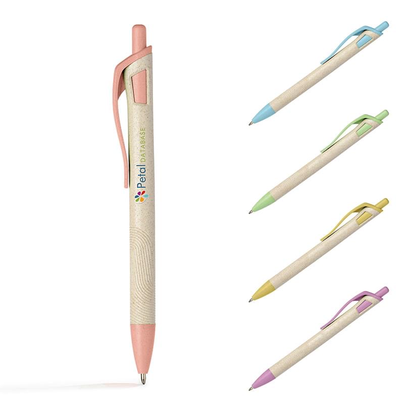 Recycled Wheat Pen for Full-color Inkjet Imprint