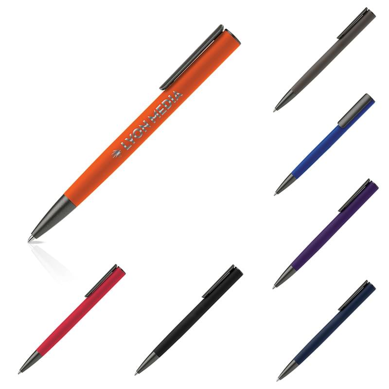 Jagger Gunmetal Softy - Laser Engraved Metal Pen