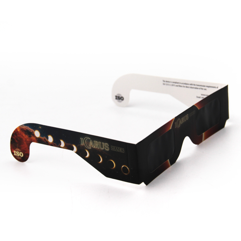 Youth Full Color Custom Solar Eclipse Paper Glasses - CE & Iso Certified 2