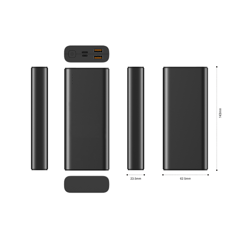 Lincoln Park Power Bank 18W PD 20000 3