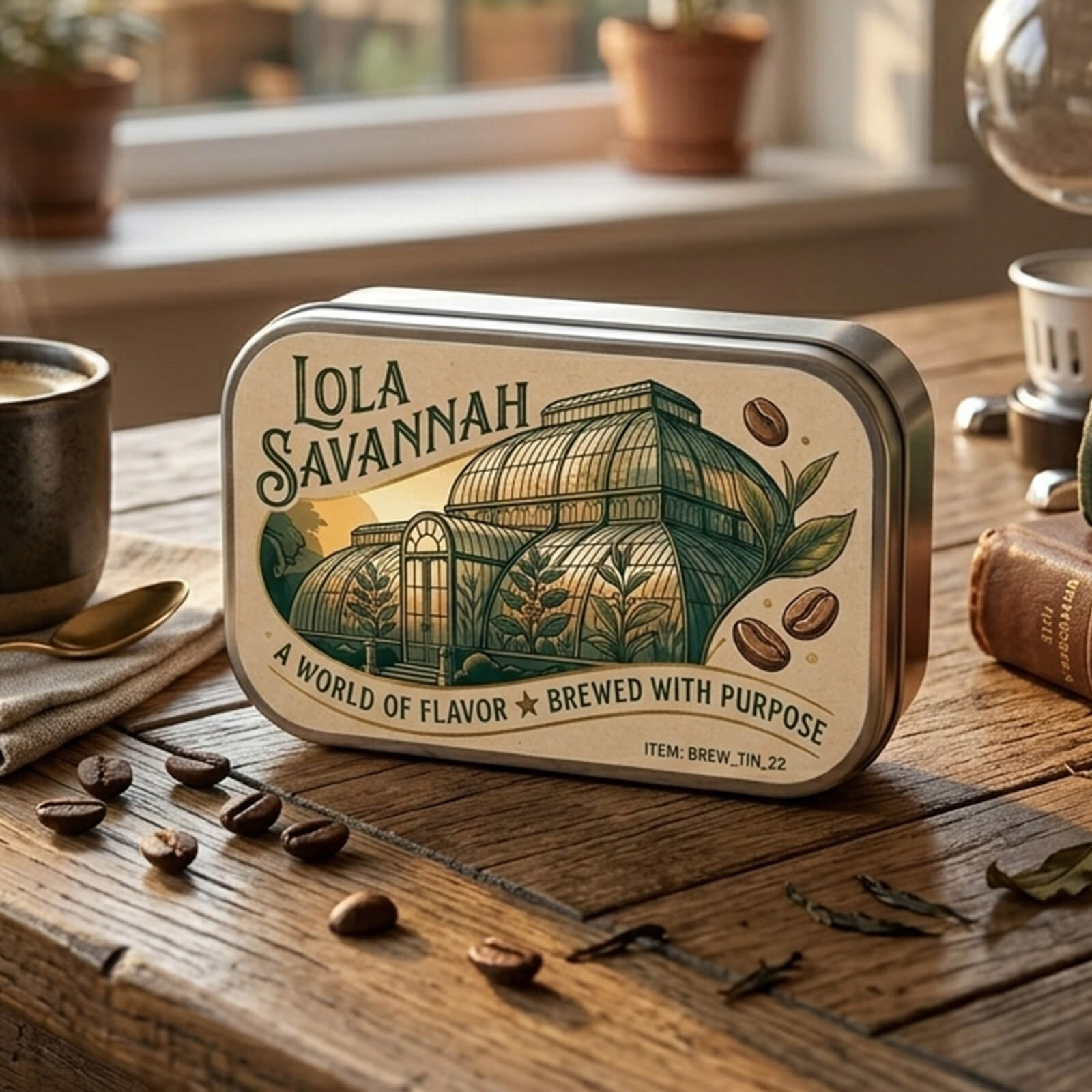 Relaxing Tea Tin Set
