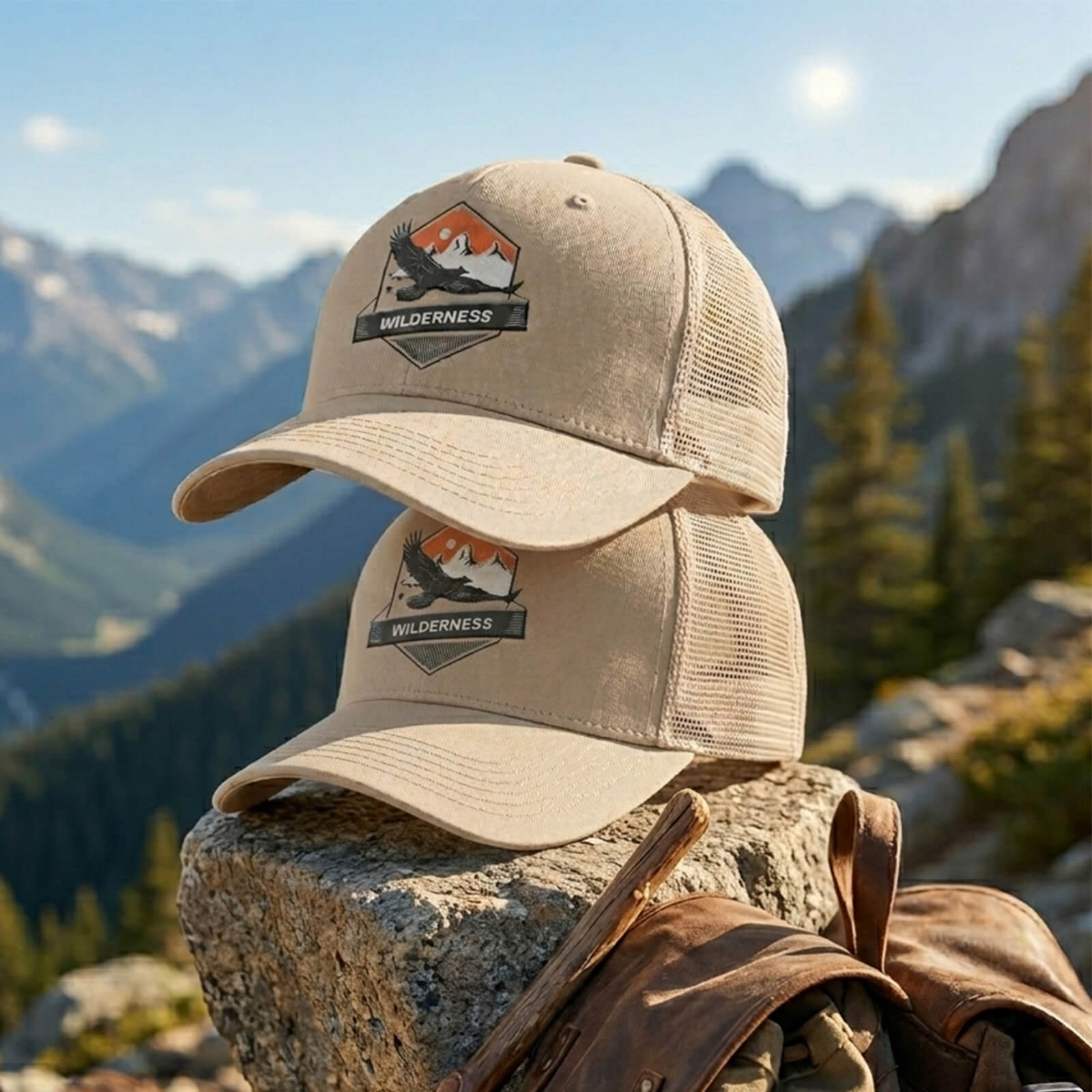 5 Panel Mesh Back Economy Cap