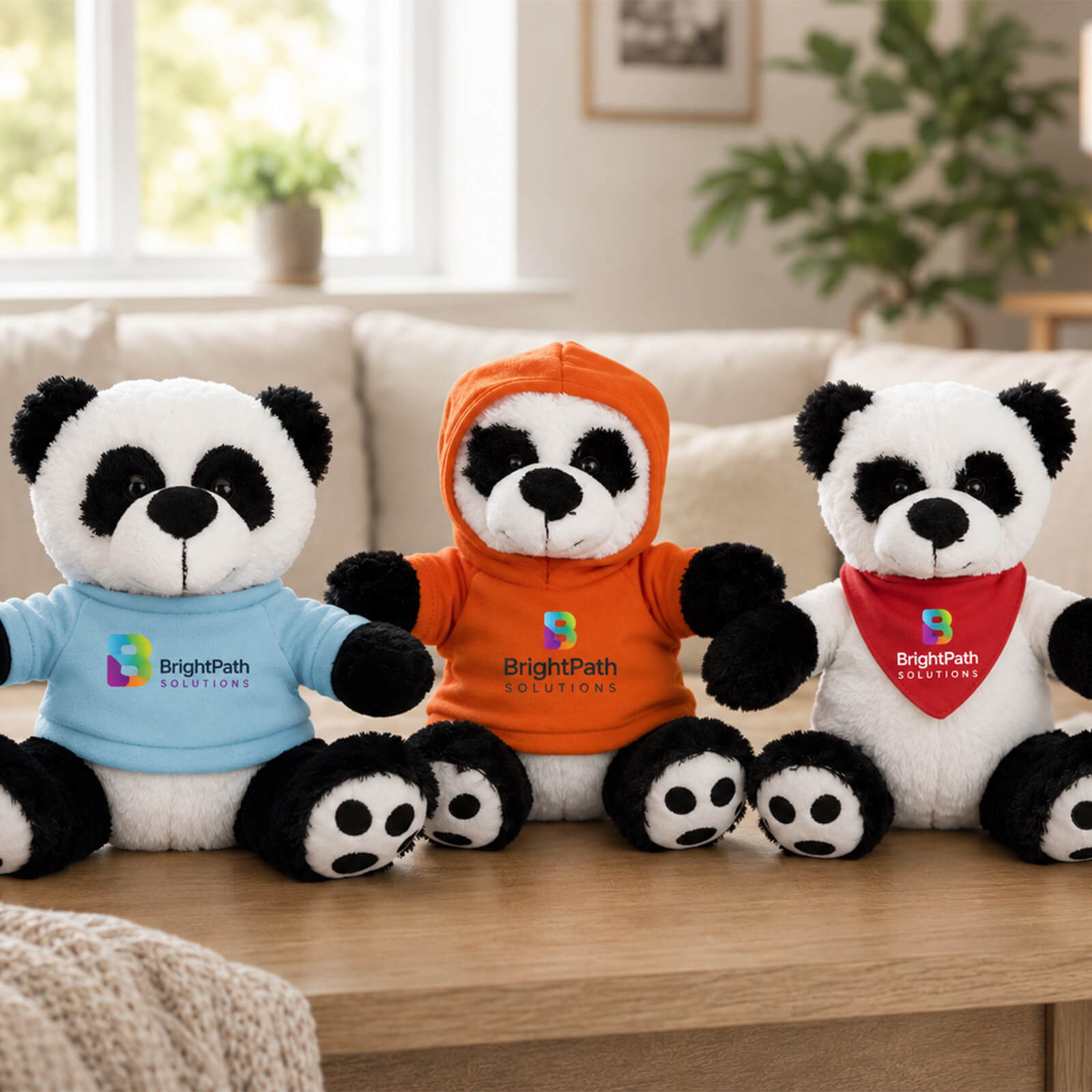 6" Big Paw Panda
