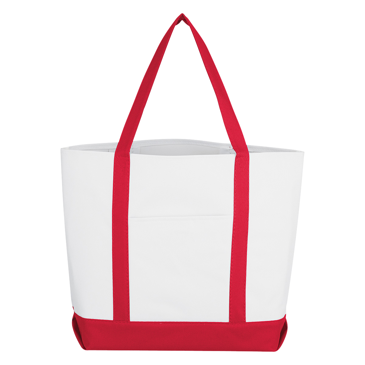 WHITE WITH RED