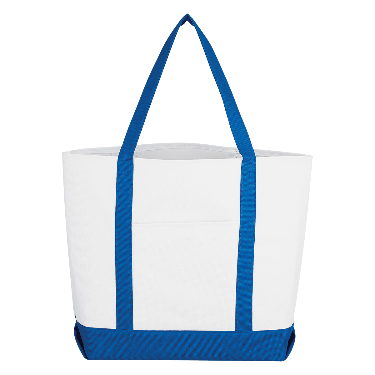 WHITE WITH ROYAL BLUE
