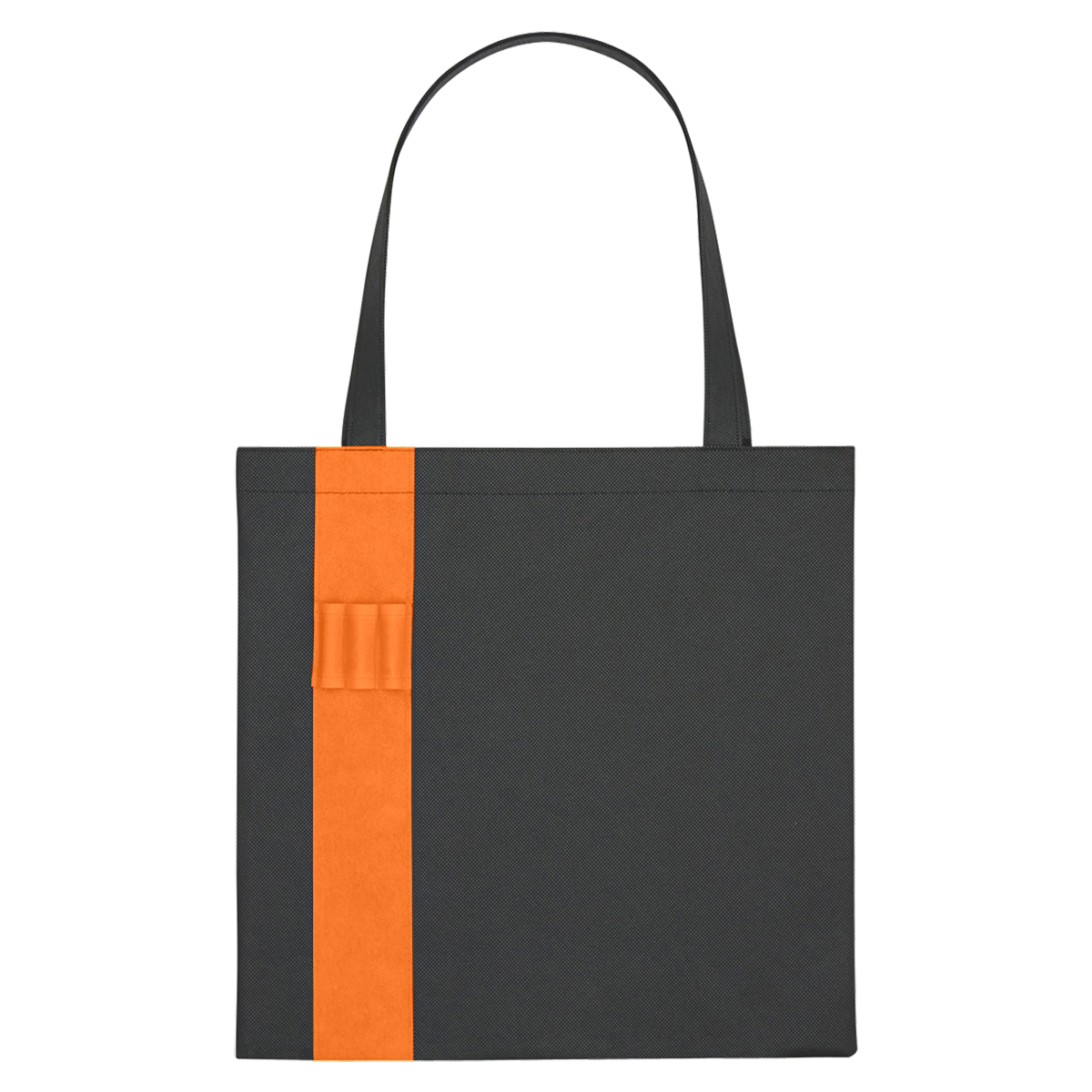 BLACK WITH ORANGE