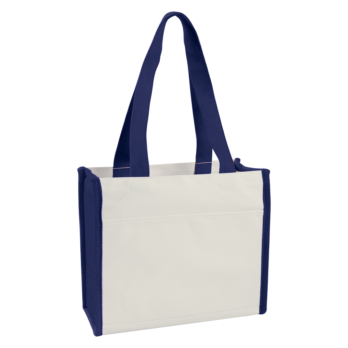 NATURAL WITH NAVY