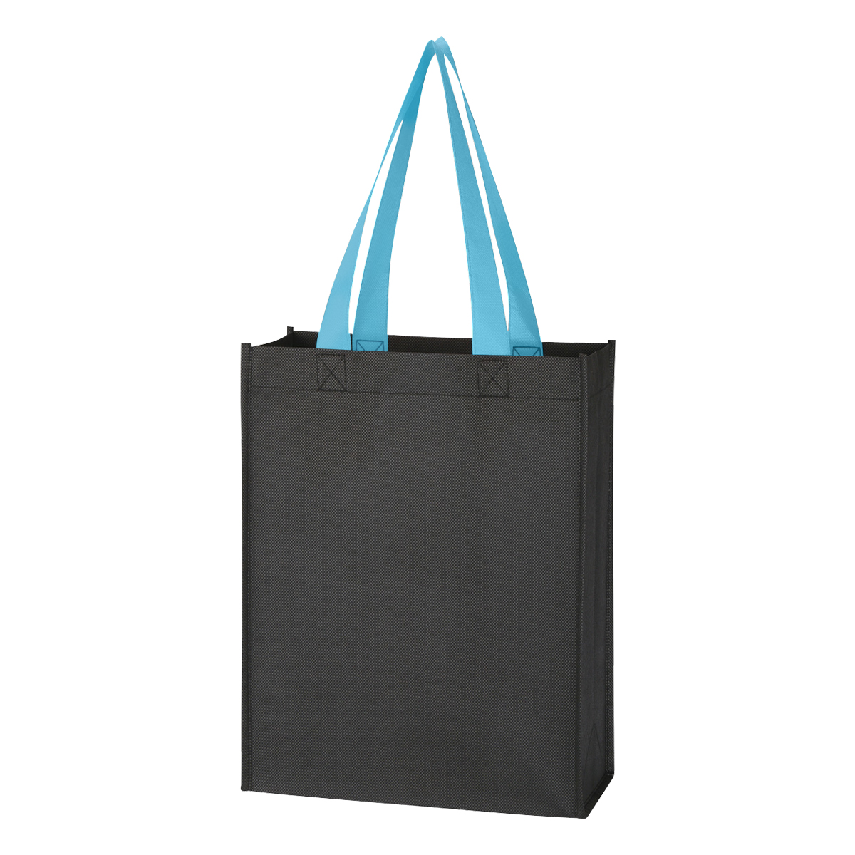 BLACK WITH LIGHT BLUE
