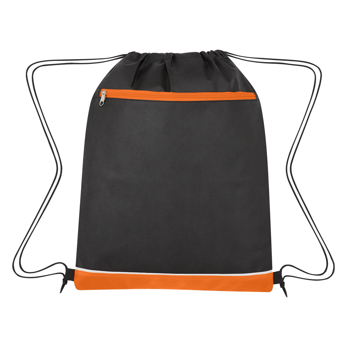 BLACK WITH ORANGE