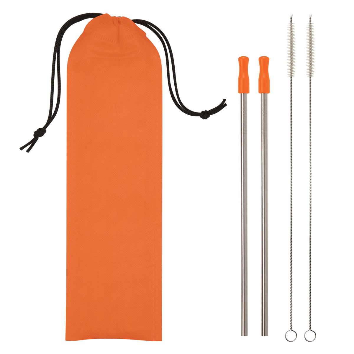 SILVER WITH ORANGE