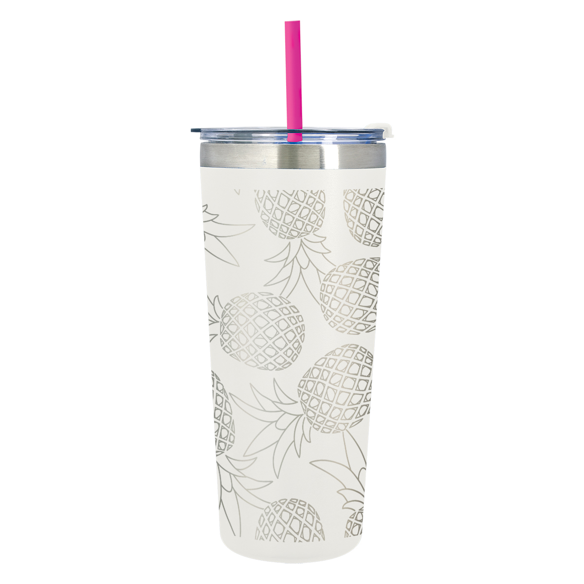 FUCHSIA STRAW
