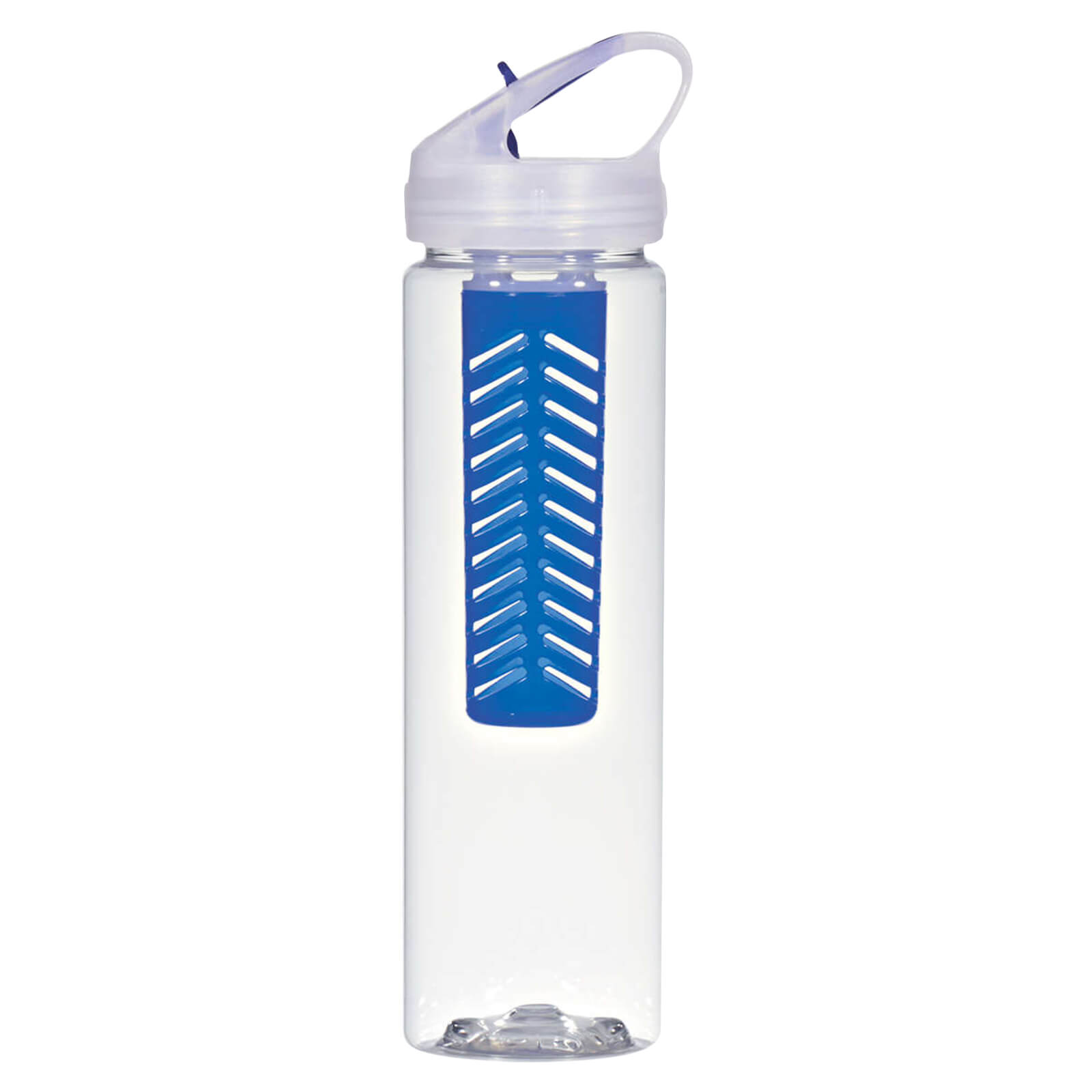CLEAR WITH BLUE