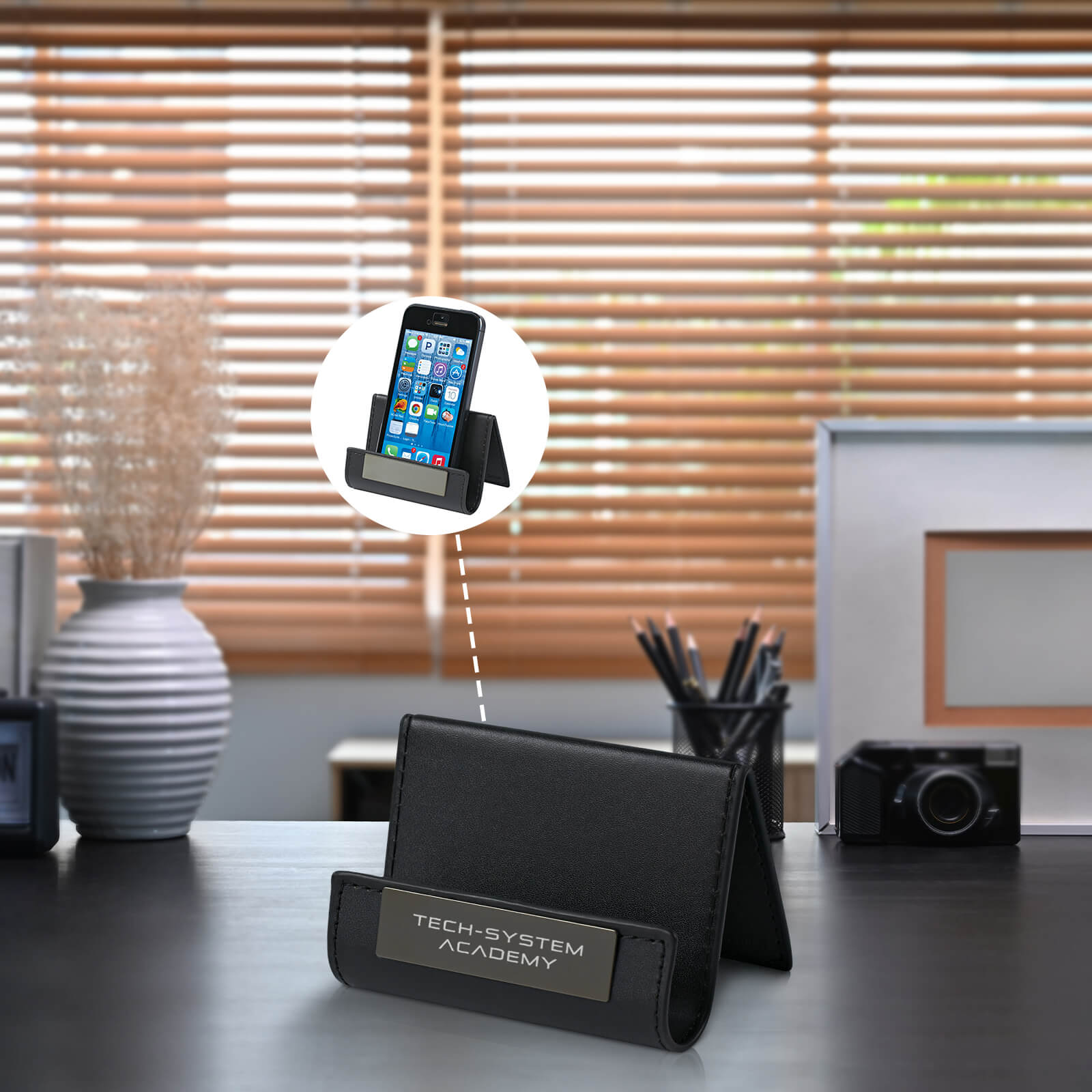 Execu-Buddy Card And Media Stand