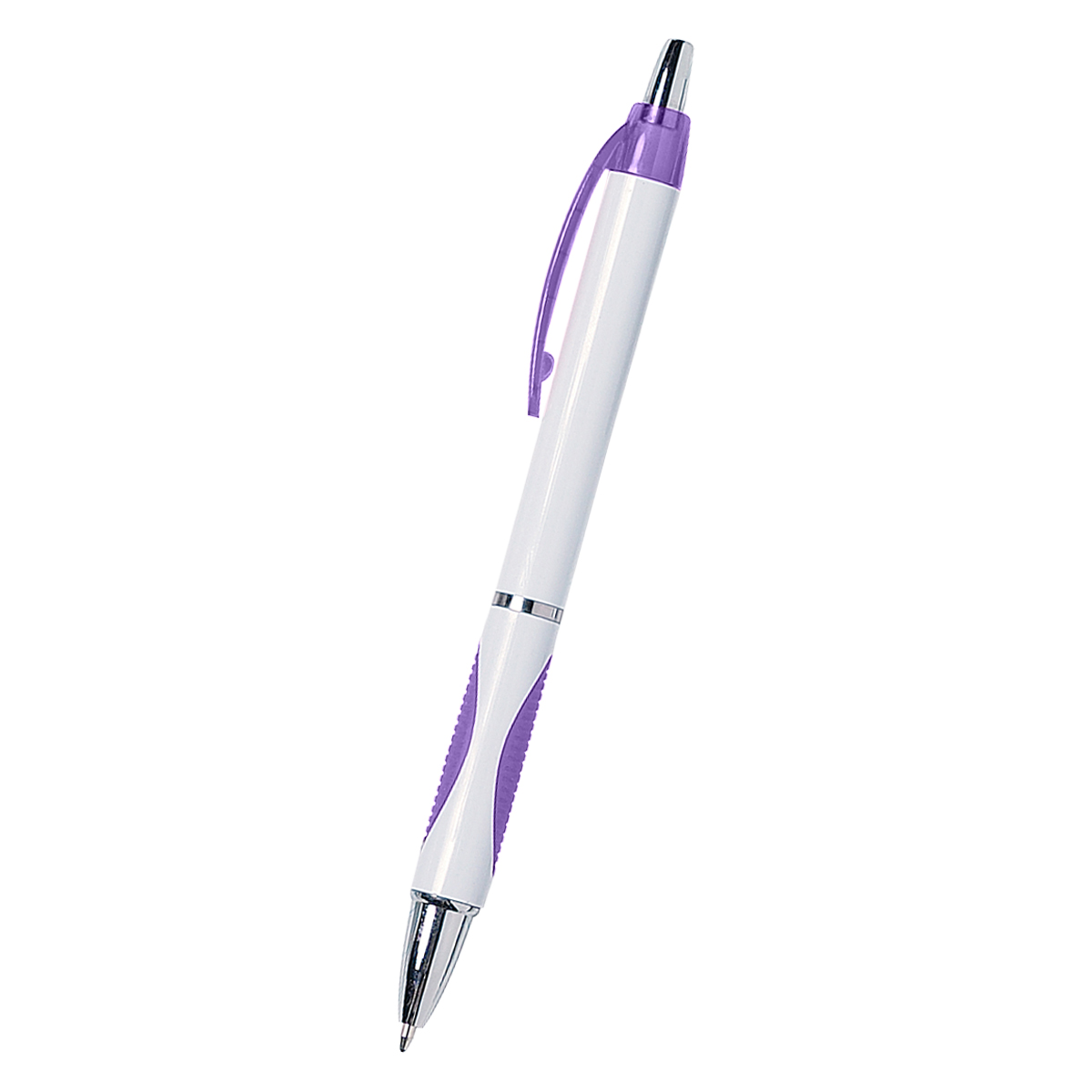 WHITE WITH PURPLE