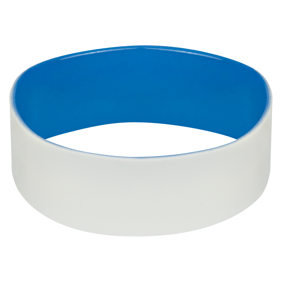 WHITE WITH ROYAL BLUE