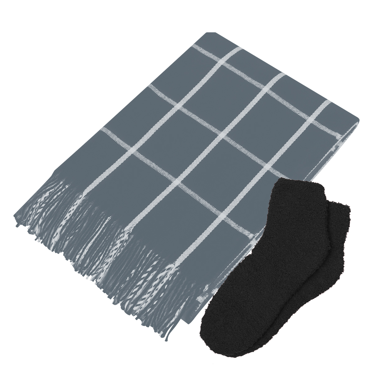 CHARCOAL WITH WHITE