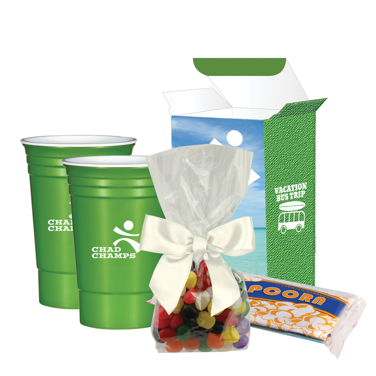 NEON GREEN WITH WHITE