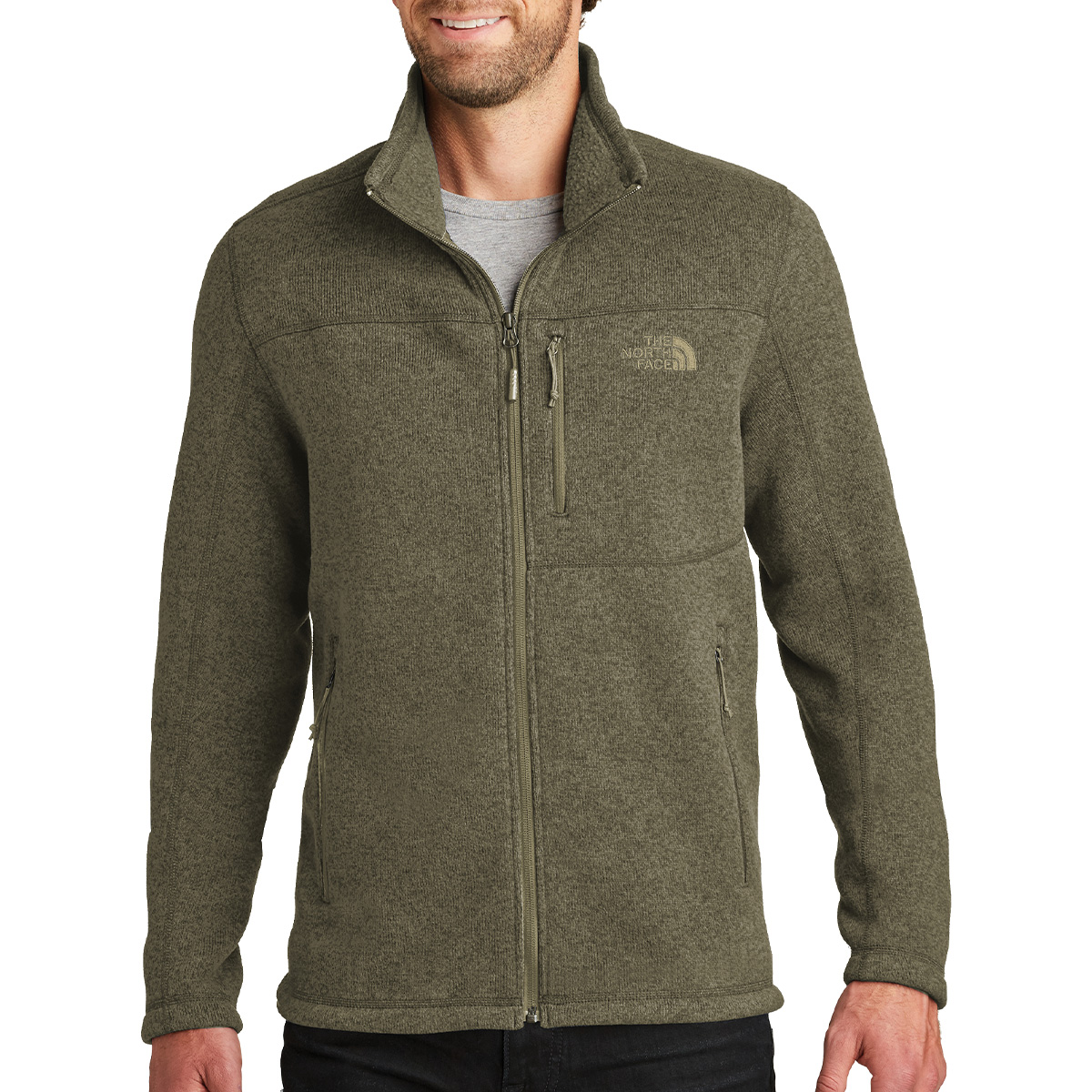 NEW TAUPE GREEN HEATHER
