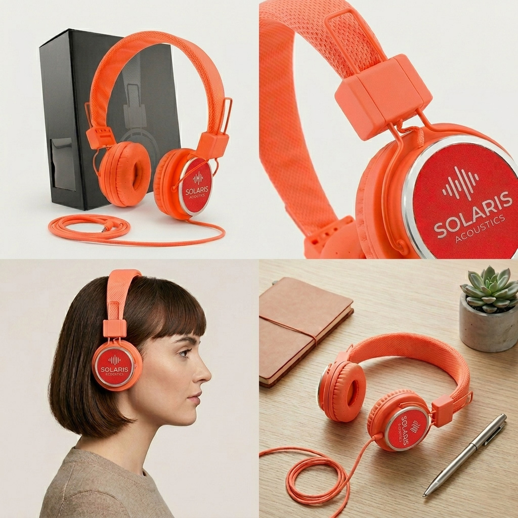 REMIX 300 Fashion High Definition Headphones with Mic