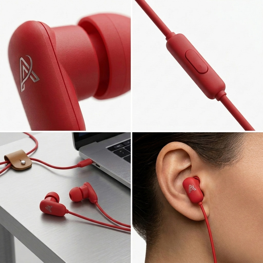 EAR BUDS - PLASTIC: EB03R - Sound Quality: Standard