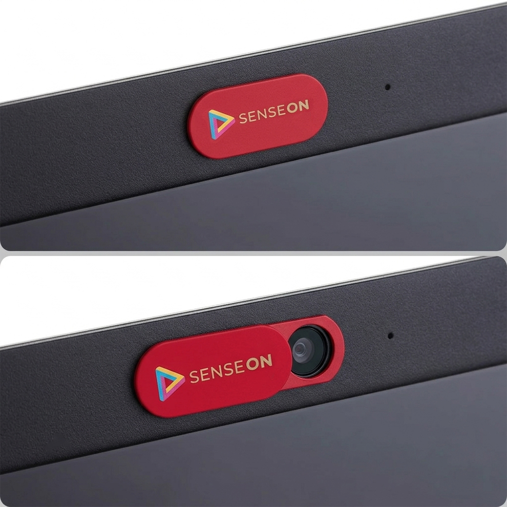 Security Webcam Cover with Custom Backer Card
