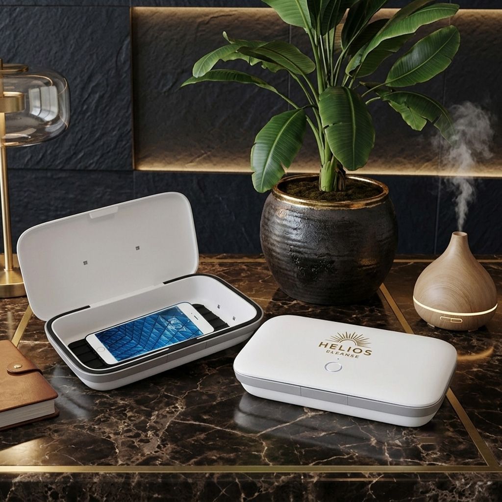 Chi-Charge UV-C Phone Sanitizer Box with Wireless Charging