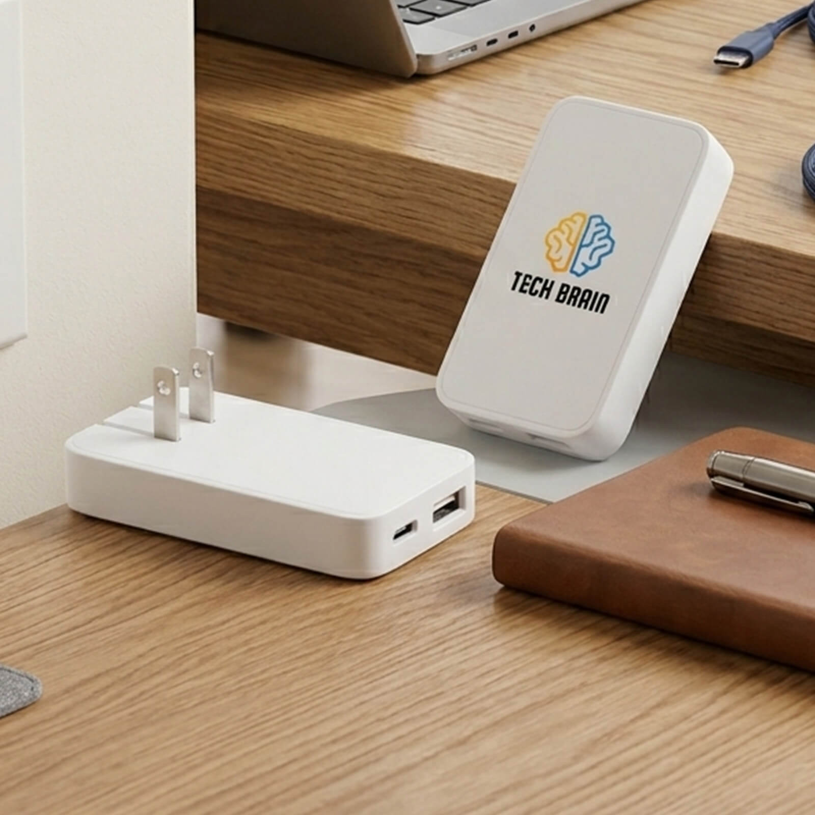 USB-C and USB-A AC Adapter