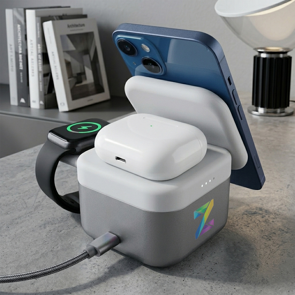 Chi-Charge Modular 3-in-1 Wireless Charger