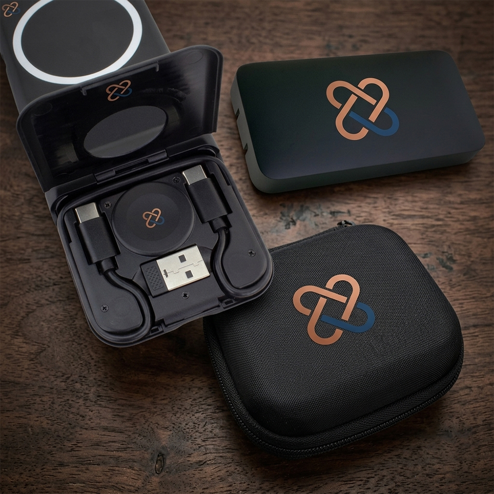 Chi-Charge Snap and Wall Charger in Zipper Case