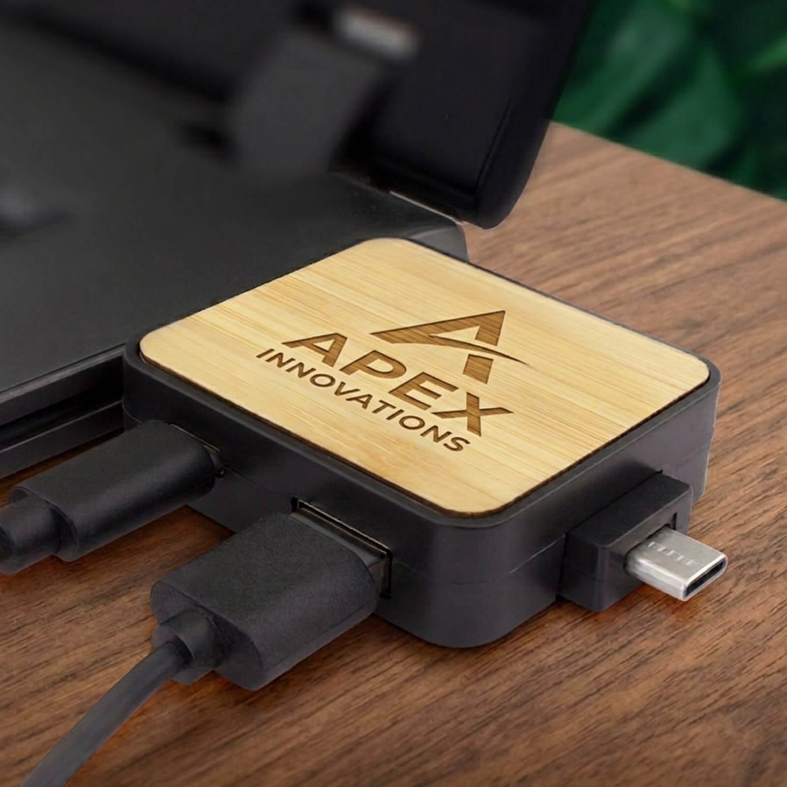 Portable Hub with Type-C Recycled ABS