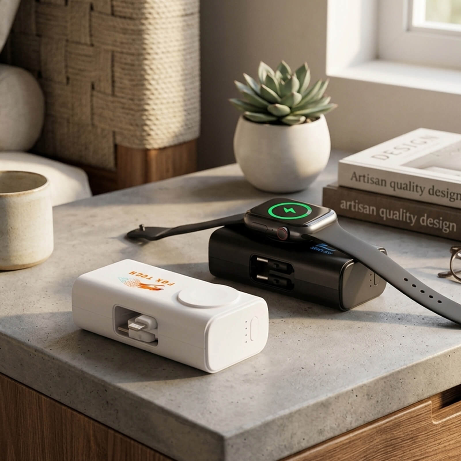 Dual Plug with Watch Charger