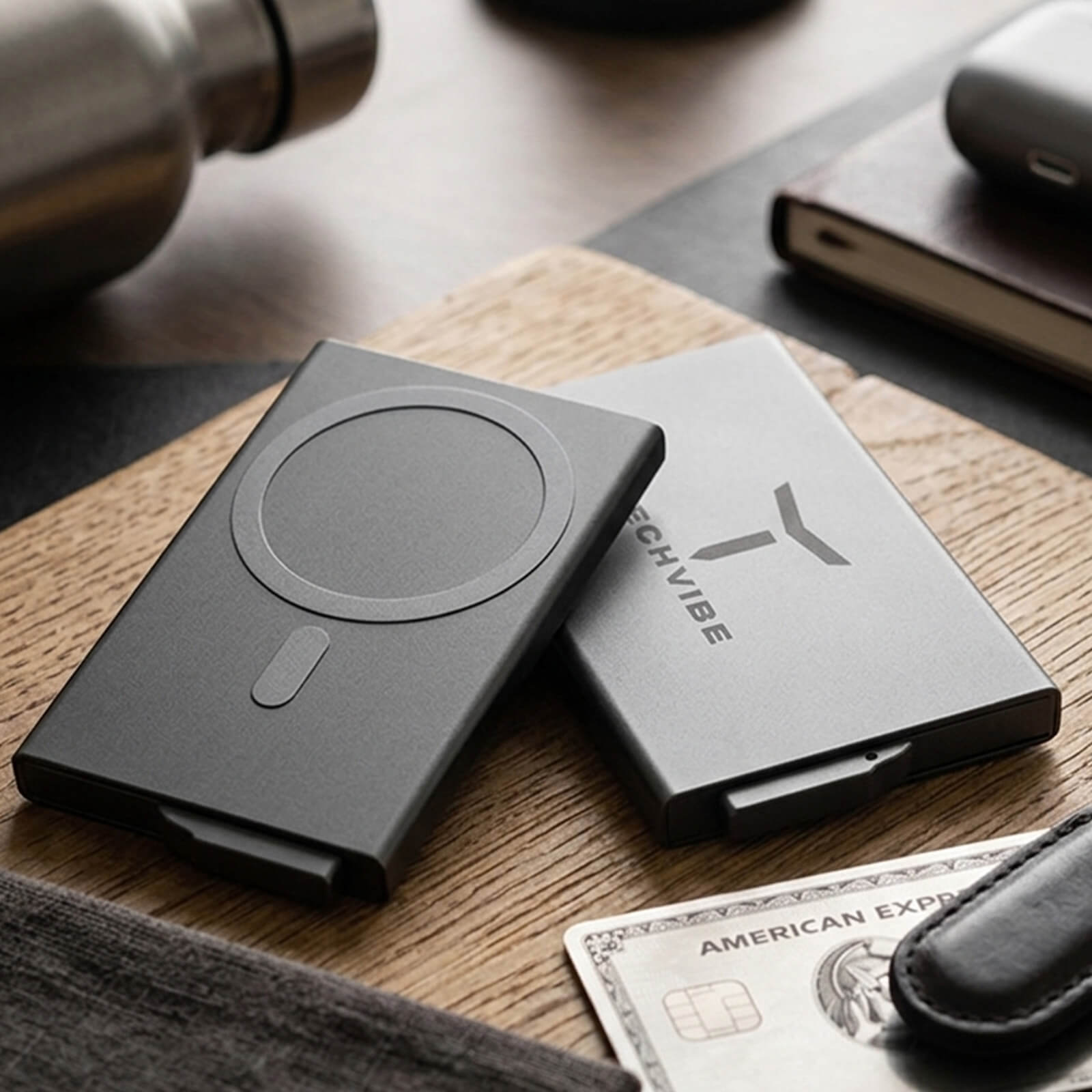 Magnetic Aluminum RFID Blocking Wallet