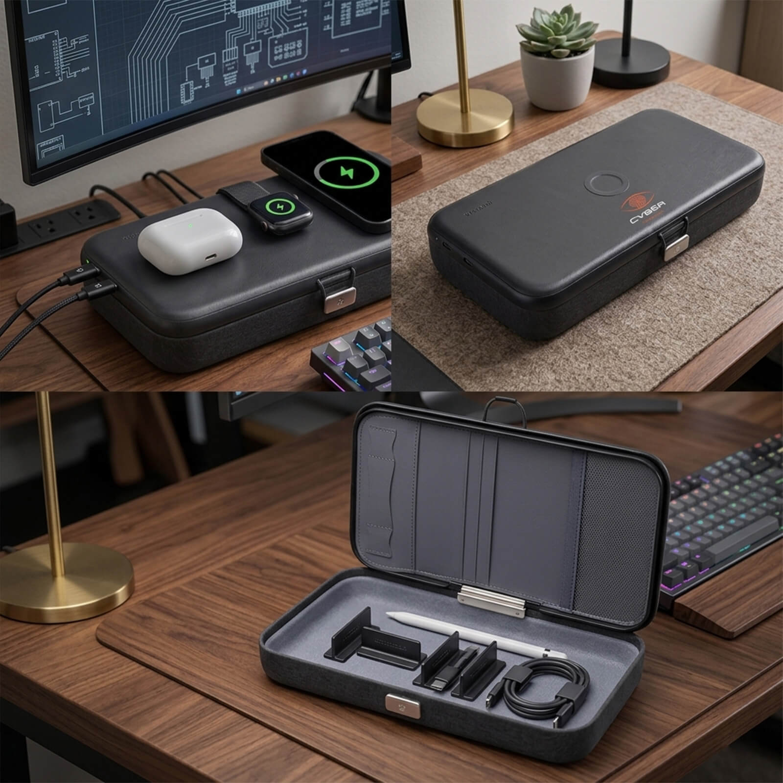 Power Cube: 4-in-1 MagSafe Wireless Charging Box