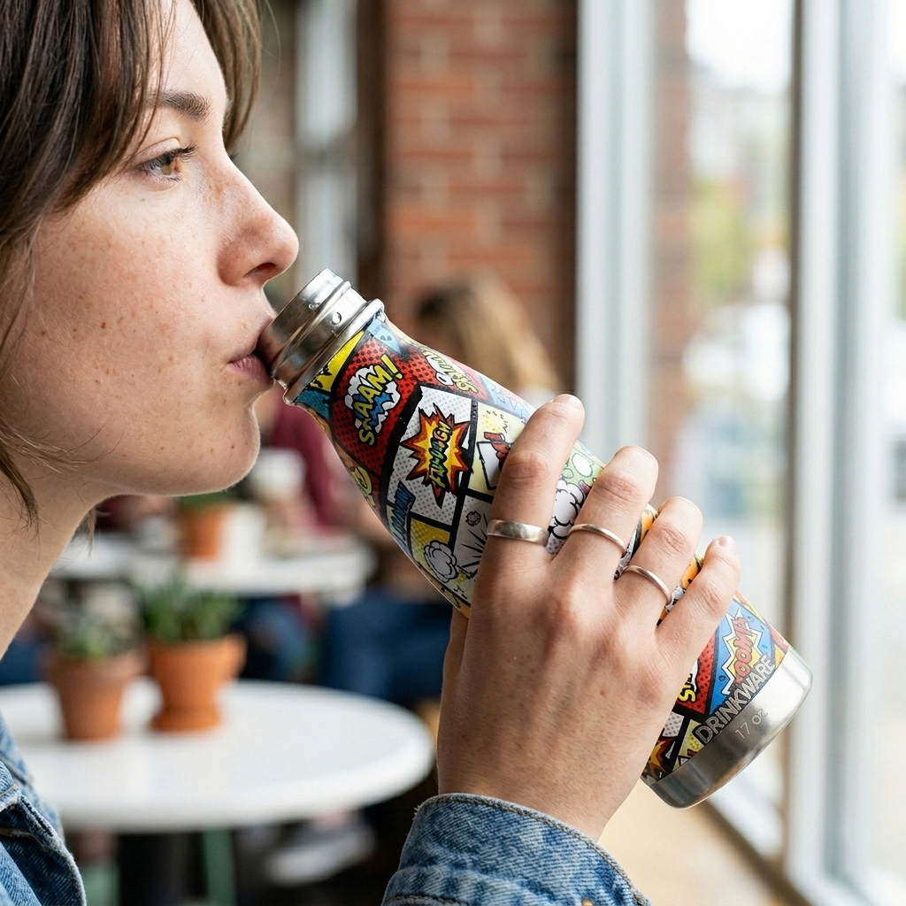 DD Thermal Bottle - Comic 17 oz