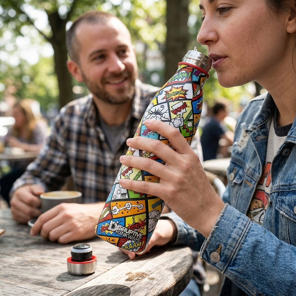 DD Thermal Bottle - Comic 25 oz