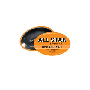 Oval Custom Buttons - 2.75 x 1.75 Inch