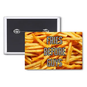 3 x 2 Inch Rectangle Custom Buttons