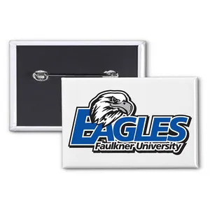1.75 x 2.75 Inch Rectangle Custom Buttons